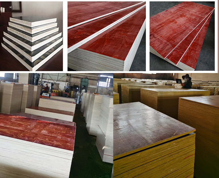 松木面桉木芯 酚醛胶建筑模板2440*1220